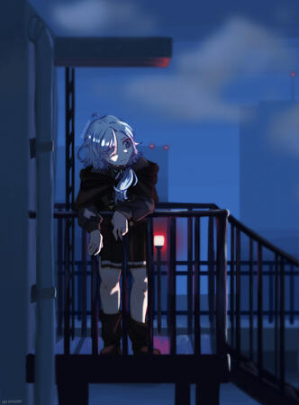 Fan Art of Monika from Spy Classroom